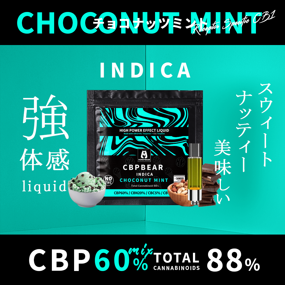 CBP60%配合　CBPBEAR　チョコナッツミント(インディカ)